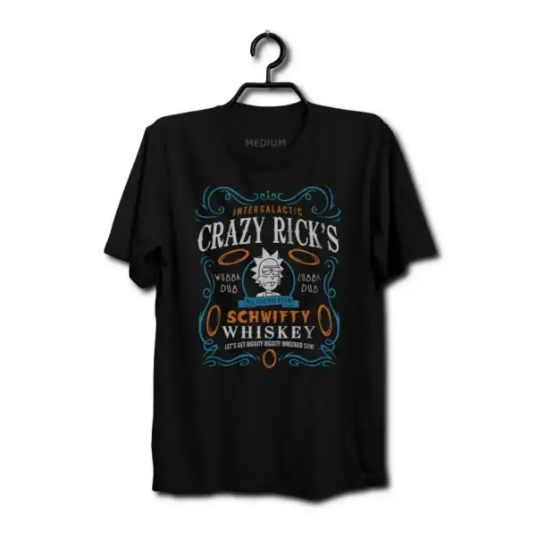 Rick and Morty T Shirt, Crazy Rick TShirt