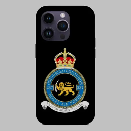 237 Squadron of The Royal Air Force iPhone 15 Silicone Phone Case