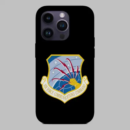 Air Force Communications Command iPhone 15 Silicone Phone Case