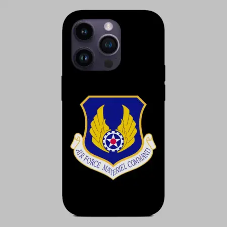 Air Force Materiel Command iPhone 15 Silicone Phone Case