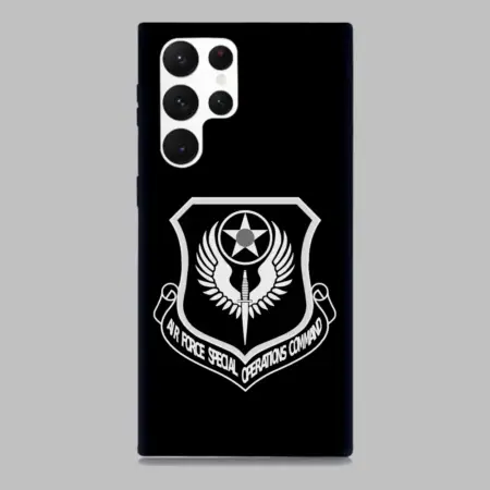 Air Force Special Coat of Arms Samsung Galaxy S22 Silicone Phone Case