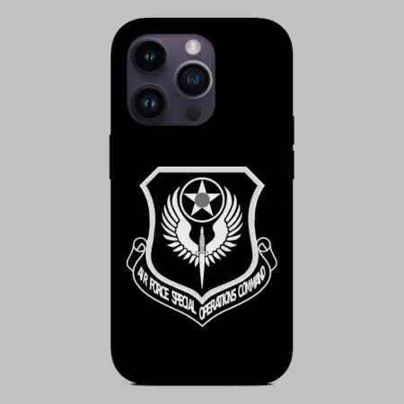 Air Force Special Coat of Arms iPhone 15 Silicone Phone Case