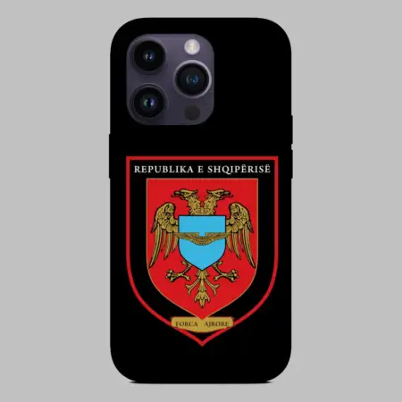 Albanian Air Force iPhone 15 Silicone Phone Case