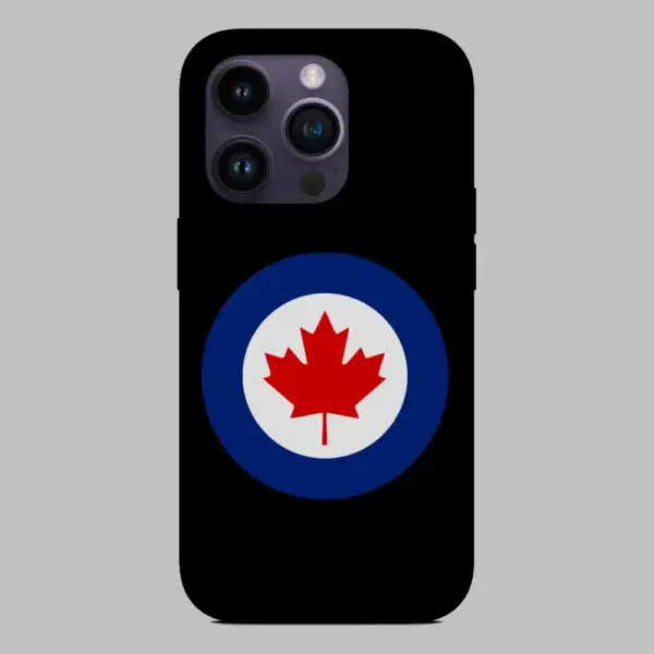 Canadian Air Force iPhone 15 Silicone Phone Case