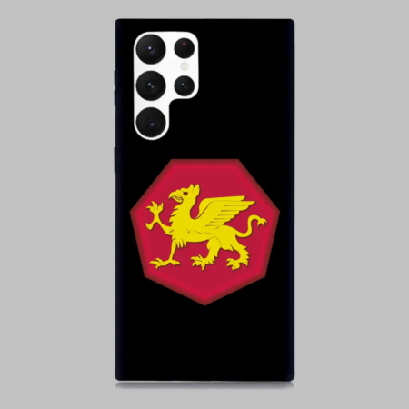 Crest of 108th Division US Army Samsung Galaxy S22 Silicone Phone Case