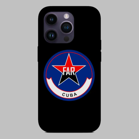 Cuban Revolutionary Air and Air Defense Force iPhone 15 Silicone Phone Case
