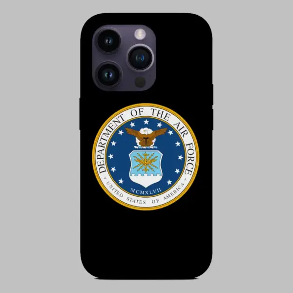 Department of The Air Force iPhone 15 Silicone Phone Case