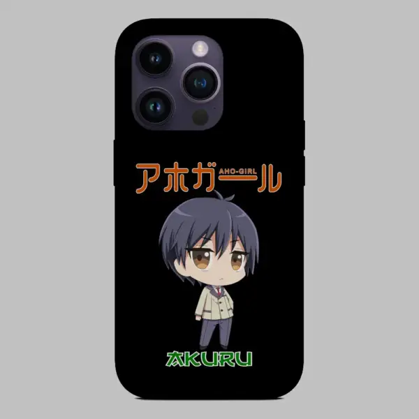 Chibi Akuru Akutsu iPhone 14 Silicone Phone Case