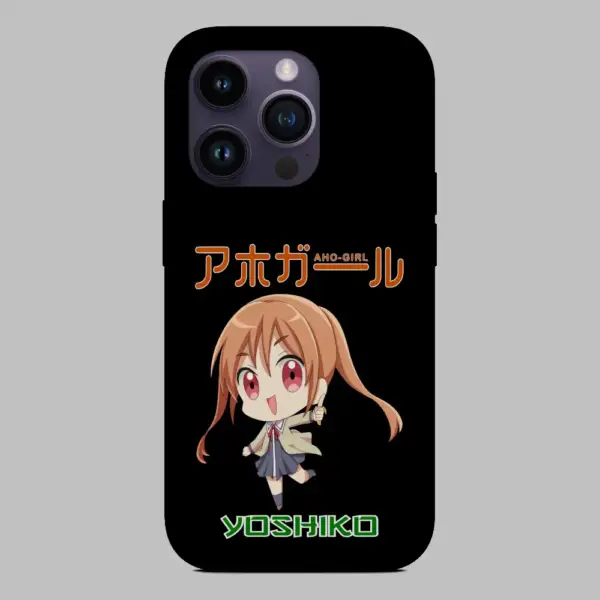 Chibi Yoshiko Hanabatake iPhone 14 Silicone Phone Case