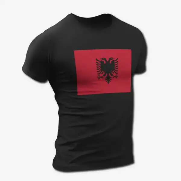 Albania Flag T-Shirt, Albania's National Flag Tee Shirt