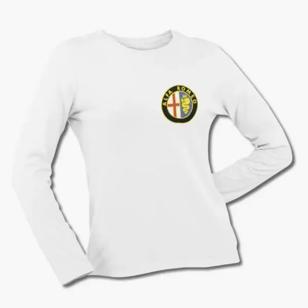 Alfa Romeo Long Sleeve T-Shirt, Alfa Romeo Mini Logo Longsleeve Tee Shirt