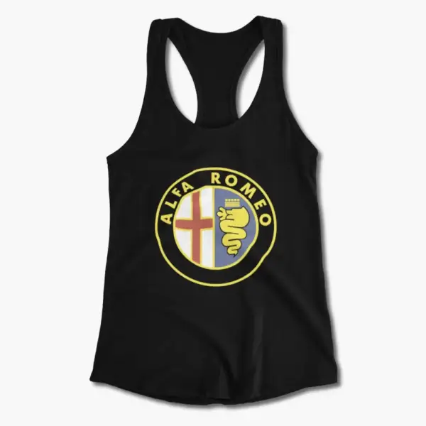 Alfa Romeo Tank Top, Alfa Romeo Logo Tank Top Shirt