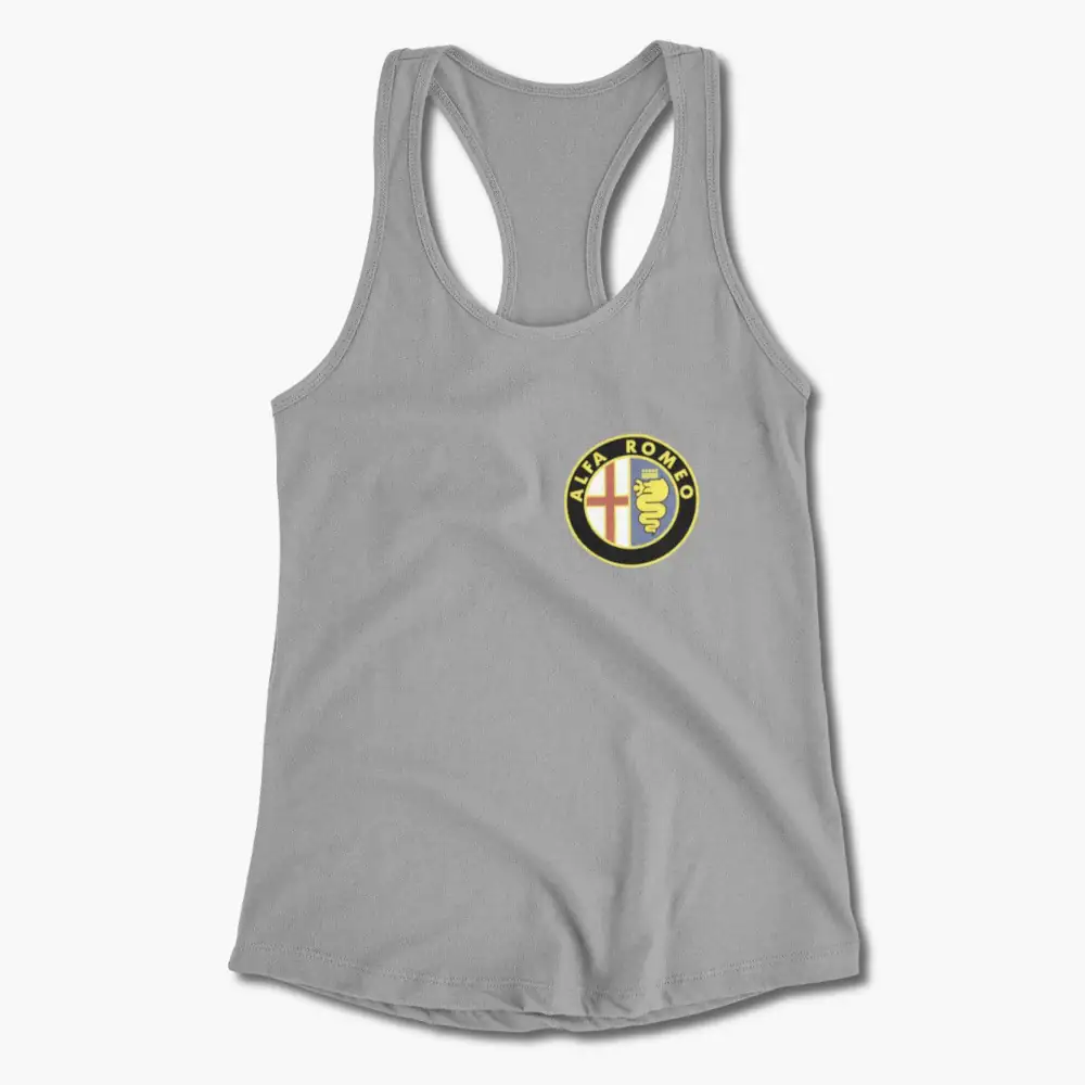 Alfa Romeo Tank Top, Alfa Romeo Mini Logo Tank Top Shirt