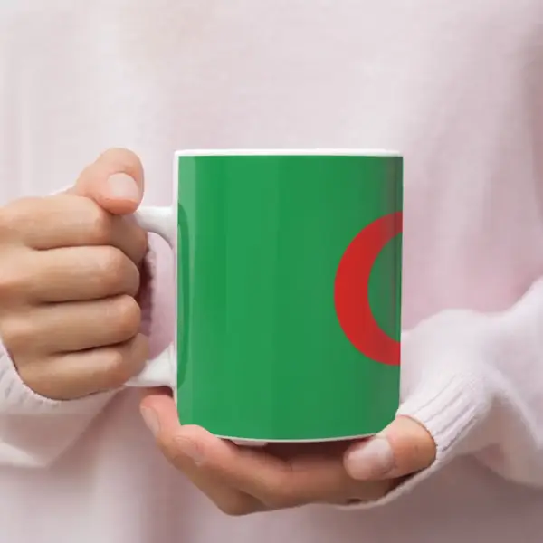 Algeria Flag Coffee Mug, Algeria's National Flag Mug