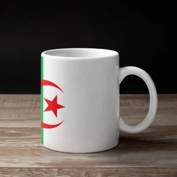 Algeria Flag Coffee Mug, Algeria's National Flag Mug - Image 2