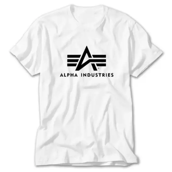 Alpha Industries T-Shirt, Alpha Industries Logo Tee Shirt