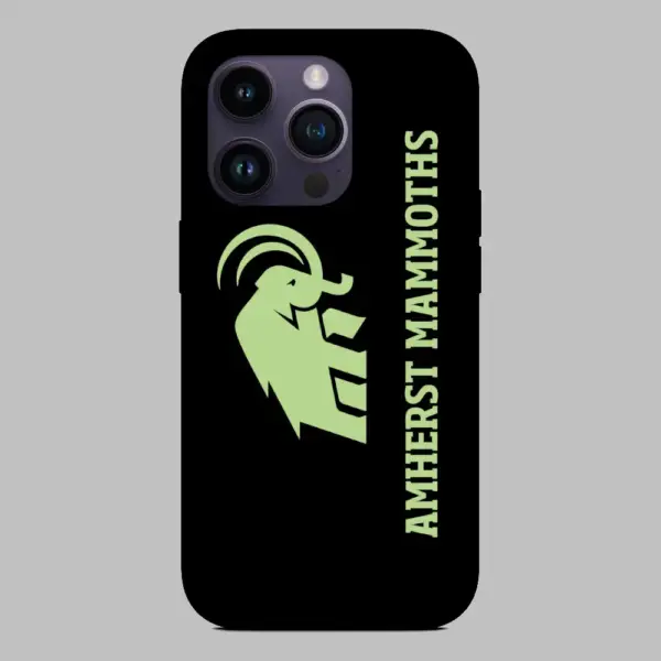 Amherst Mammoths Logo iPhone 14 Silicon Case