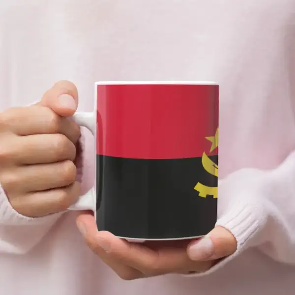 Angola Flag Coffee Mug, Angola's National Flag Mug