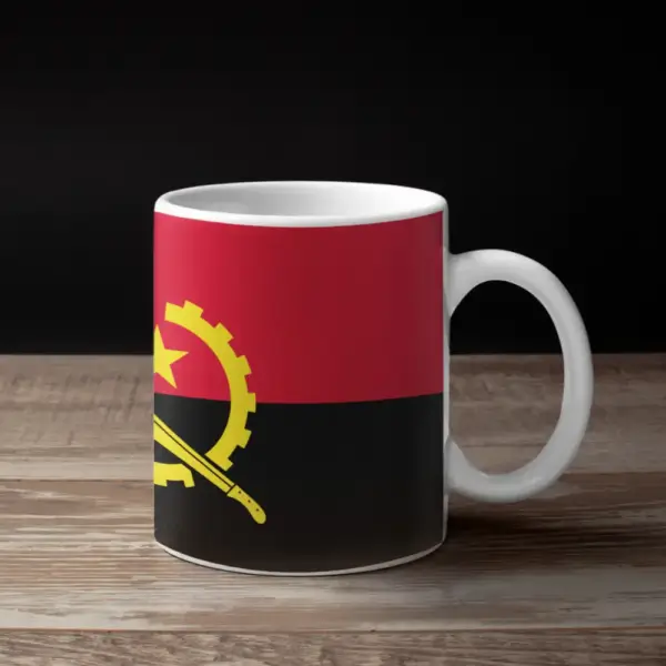 Angola Flag Coffee Mug, Angola's National Flag Mug - Image 2
