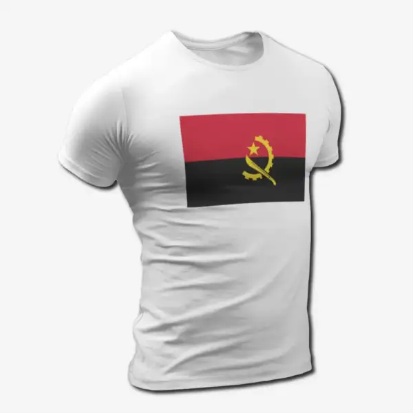 Angola Flag T-Shirt, Angola's National Flag Tee Shirt