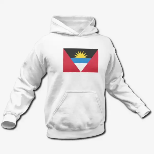 Antigua and Barbuda Flag Hoodie, Antigua and Barbuda's National Flag Hooded Sweatshirt