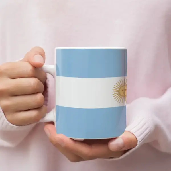 Argentina Flag Coffee Mug, Argentina's National Flag Mug