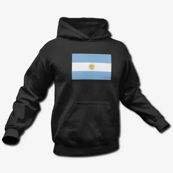 Argentina Flag Hoodie, Argentina's National Flag Hooded Sweatshirt