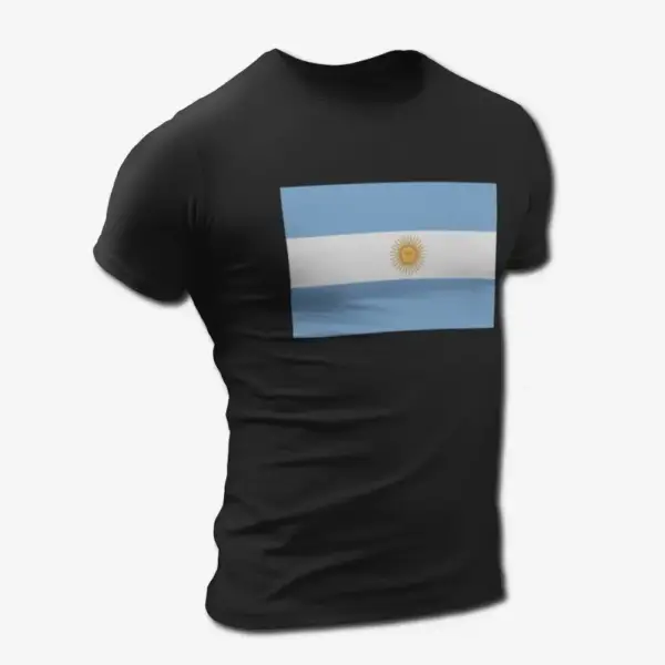 Argentina Flag T-Shirt, Argentina's National Flag Tee Shirt
