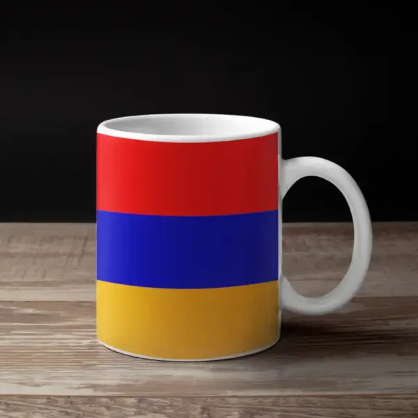 Armenia Flag Coffee Mug, Armenia's National Flag Mug - Image 2