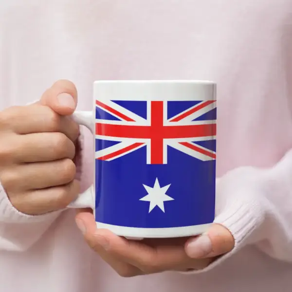Australia Flag Coffee Mug, Australia's National Flag Mug