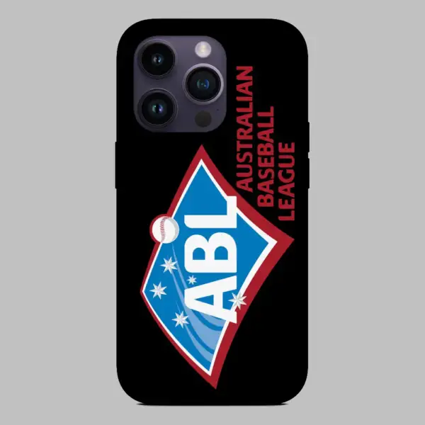Australian Baseball League Logo iPhone 14 Silicon Case