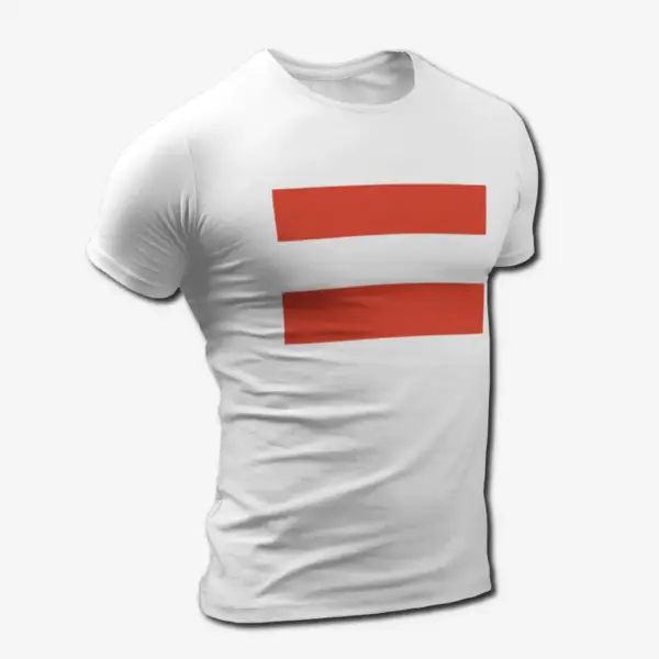 Austria Flag T-Shirt, Austria's National Flag Tee Shirt