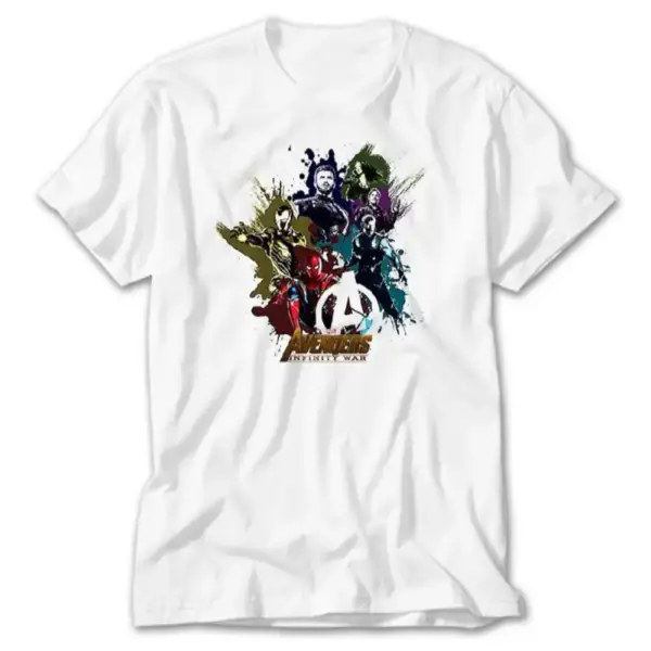 Avengers T-Shirt, Avengers Infinity Paint Splatter Tee Shirt