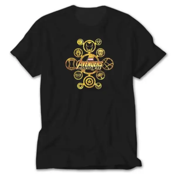 Avengers T-Shirt, Avengers Infinity War Connected Hero Tee Shirt