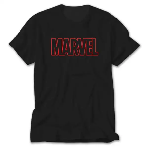 Avengers T-Shirt, Avengers Infinity War Marvel Outline Logo Tee Shirt