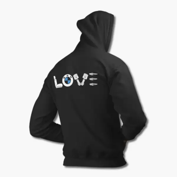 BMW Hoodie, Love BMW Sweatshirt - Image 2