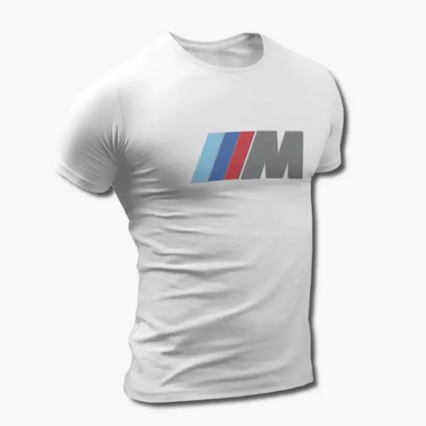 BMW T-Shirt, BMW M Series Logo White Tee Shirt