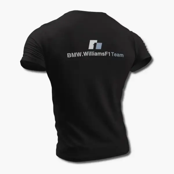 BMW T-Shirt, BMW Williams F1 Team Black Tee Shirt - Image 2
