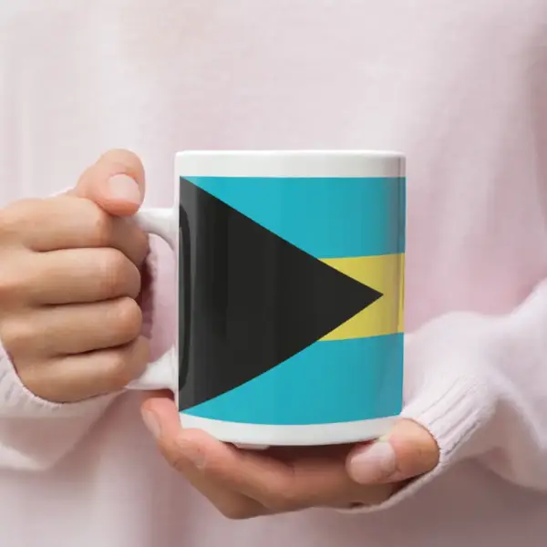 Bahamas Flag Coffee Mug, Bahamas's National Flag Mug