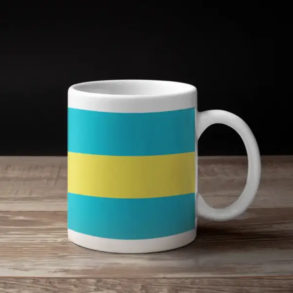 Bahamas Flag Coffee Mug, Bahamas's National Flag Mug - Image 2