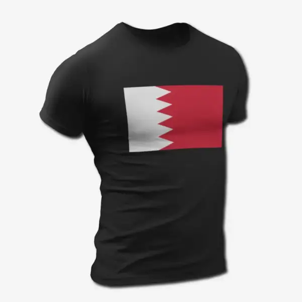Bahrain Flag T-Shirt, Bahrain's National Flag Tee Shirt