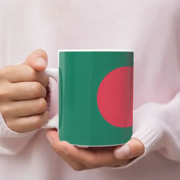 Bangladesh Flag Coffee Mug, Bangladesh's National Flag Mug