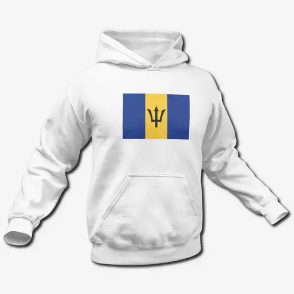 Barbados Flag Hoodie, Barbados's National Flag Hooded Sweatshirt