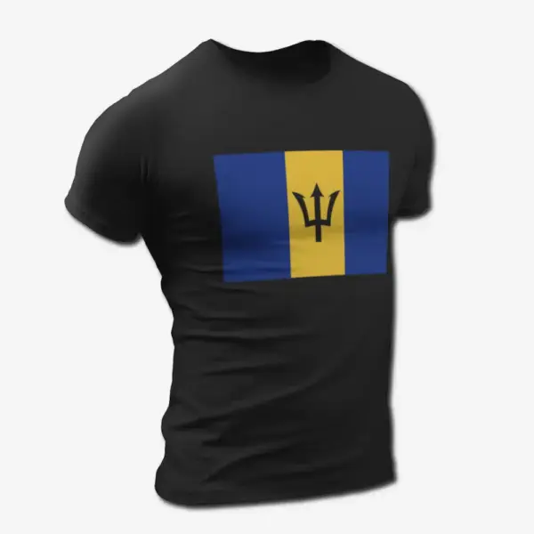 Barbados Flag T-Shirt, Barbados's National Flag Tee Shirt