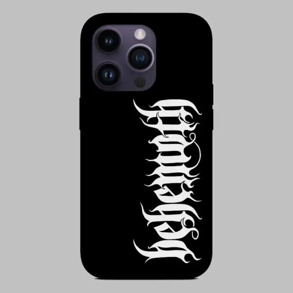 Behemoth Logo iPhone 14 Silicon Phone Case