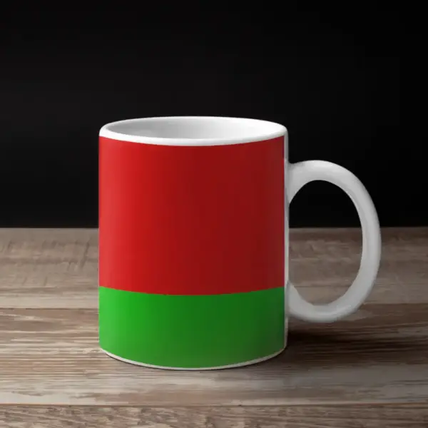 Belarus Flag Coffee Mug, Belarus's National Flag Mug - Image 2
