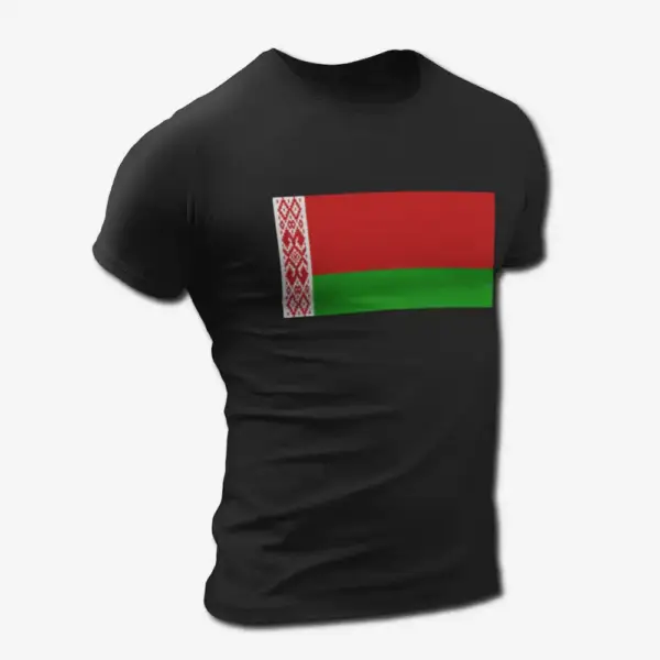 Belarus Flag T-Shirt, Belarus's National Flag Tee Shirt