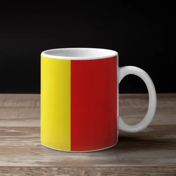 Belgium Flag Coffee Mug, Belgium's National Flag Mug - Image 2