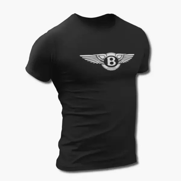 Bentley T-Shirt, Bentley Logo Black Tee Shirt