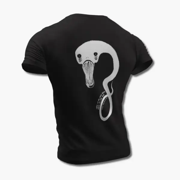 Billie Eilish T-Shirt, Billie Eilish Monster Glow In The Dark Black Tee Shirt - Image 2